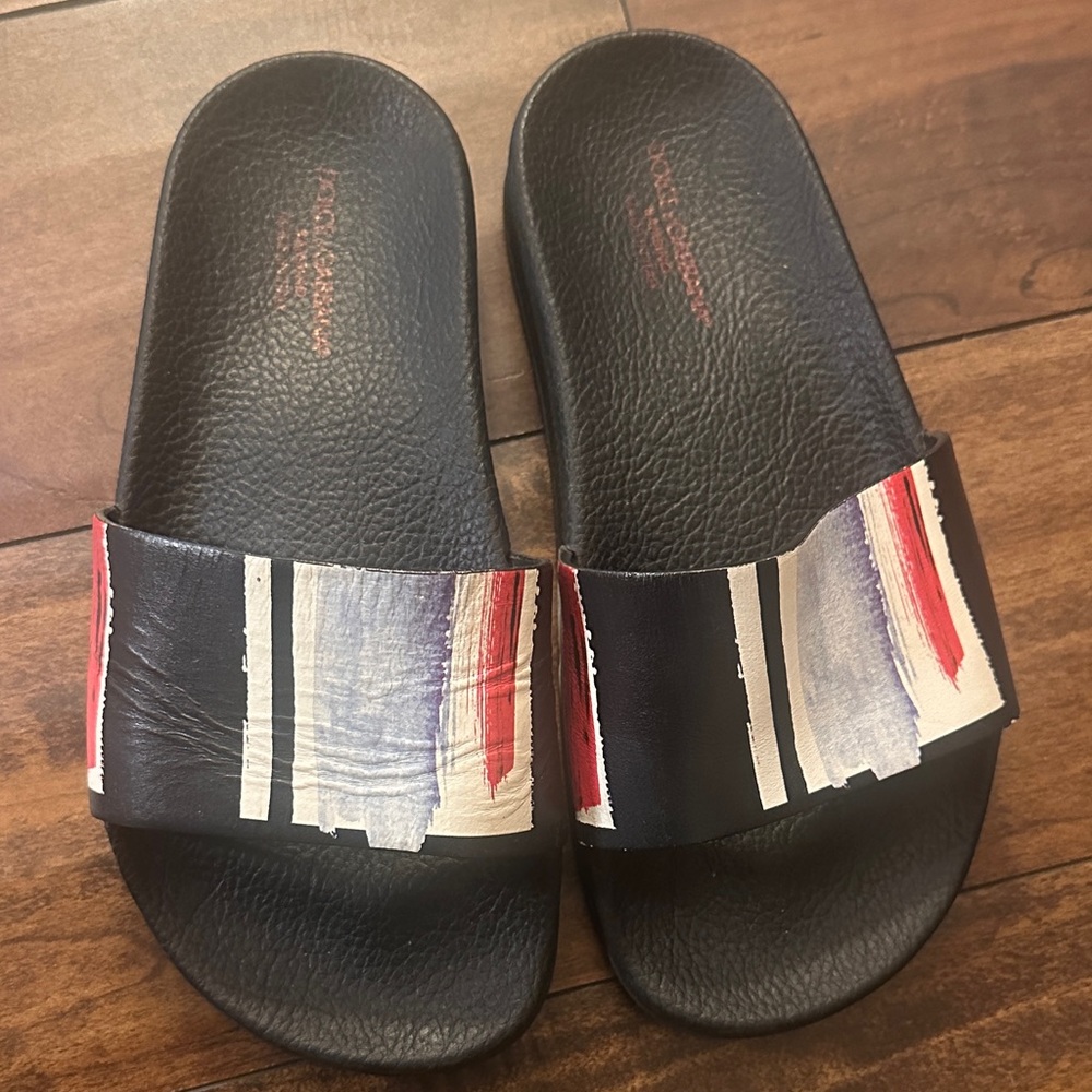 Dolce & Gabbana Kids Colorful Slide Sandals